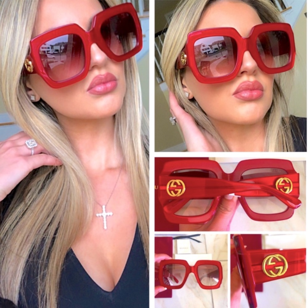 Authentic Gucci Oversized Sunglasses